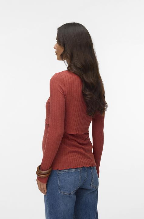 Image du produit Mamalicious Eng anliegend Polokragen Top T-shirt