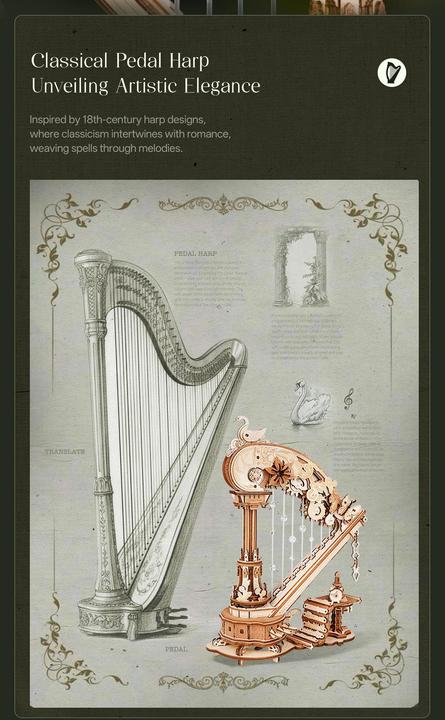 Produktbild Robotime Magic Harp