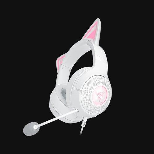 Actual product image Razer Kraken Kitty V2 - White (Cable)