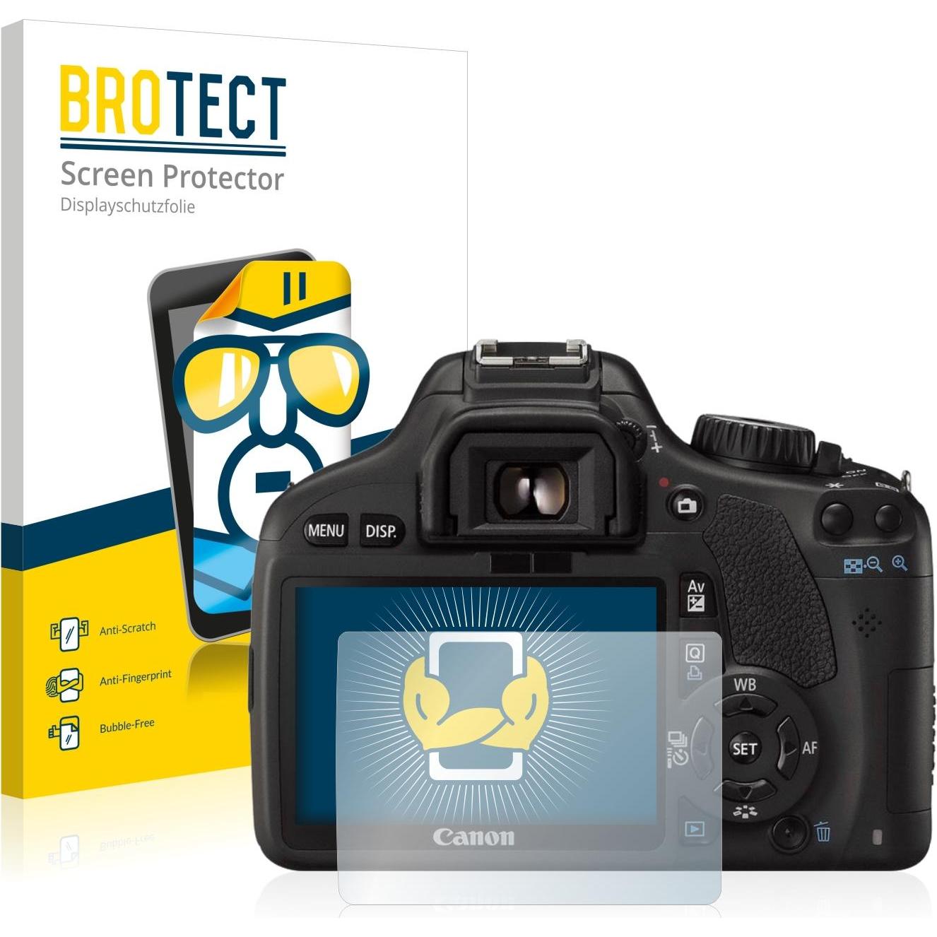 BROTECT Schutzfolie Displayschutz Klar (Displayschutz, EOS 550D), Kameraschutz, Transparent