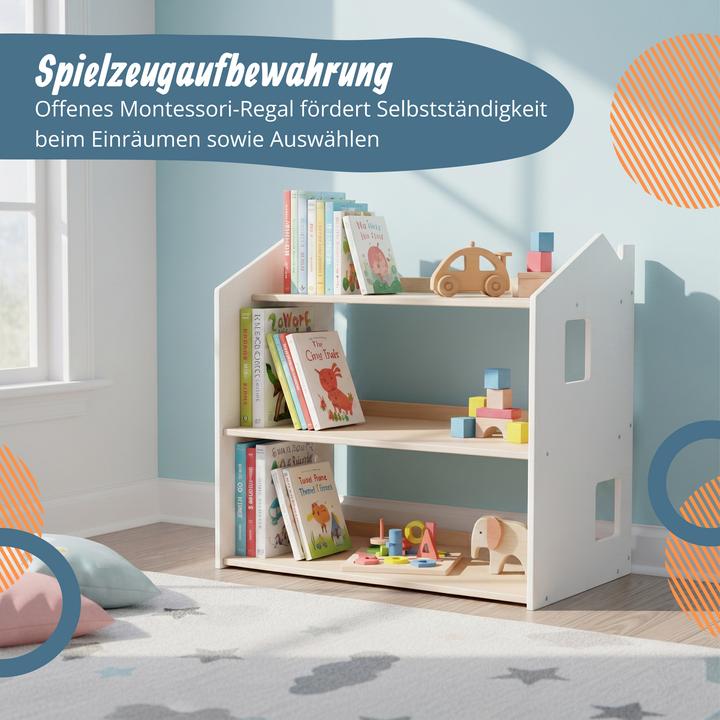 Produktbild Relaxdays Kinderregal (61 x 39 x 59 cm)