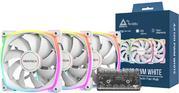 Produktbild Montech Lot de 3 Ventilateurs de boitier AX120 RGB - 12cm (Blanc) (120 mm, 3 x)