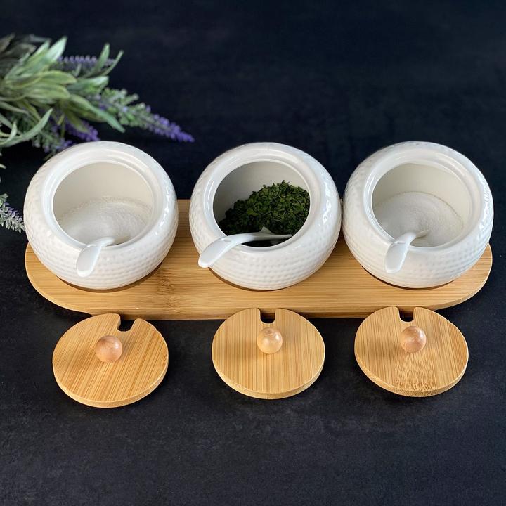 Produktbild Intirilife 3er Set Gewürzdosen, Zuckerdose (0.17 l)