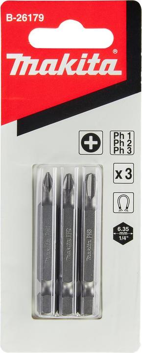 Produktbild Makita PH Bit-Set 50mm 3tlg.