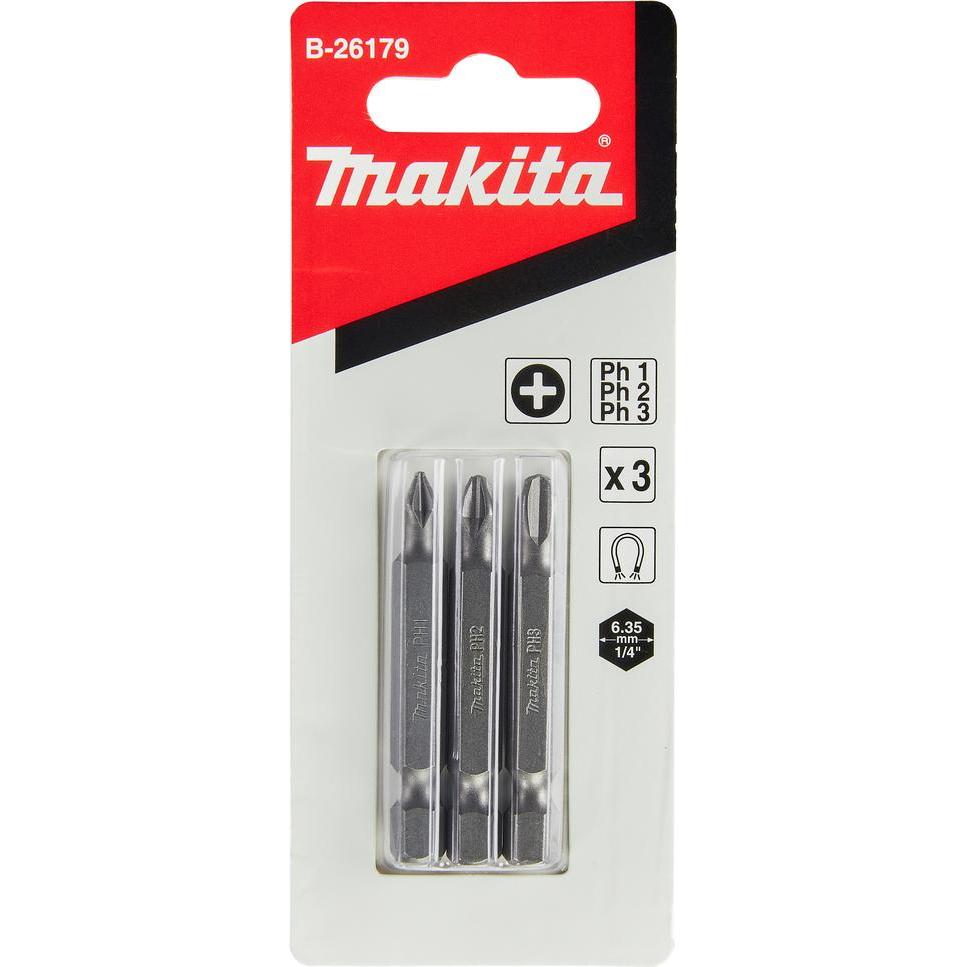 Thumbnail - Makita, Bits, PH Bit-Set 50mm 3tlg. (50 mm)
