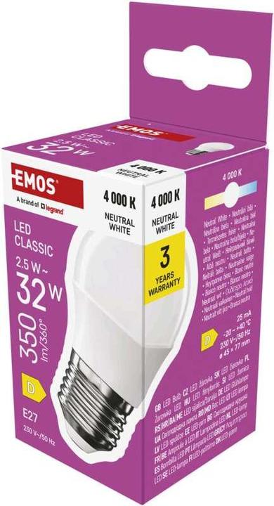 Actual product image Emos Classic Mini (E27, 350 lm, 1x)