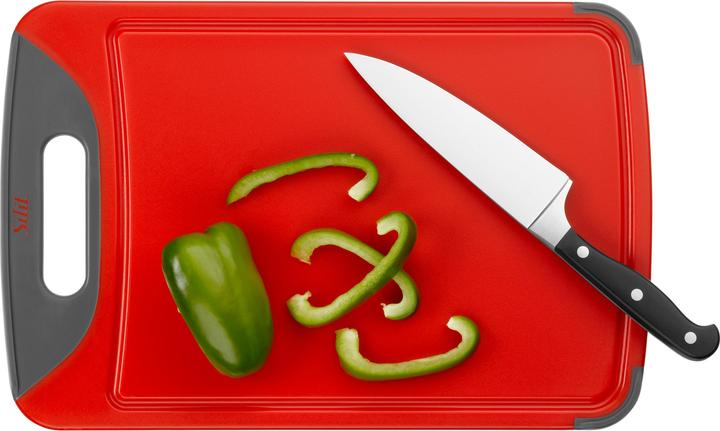 Productafbeelding Silit Snijplank TRanching Board rood 38x25cm rechthoekig van hoogwaardig kunststof