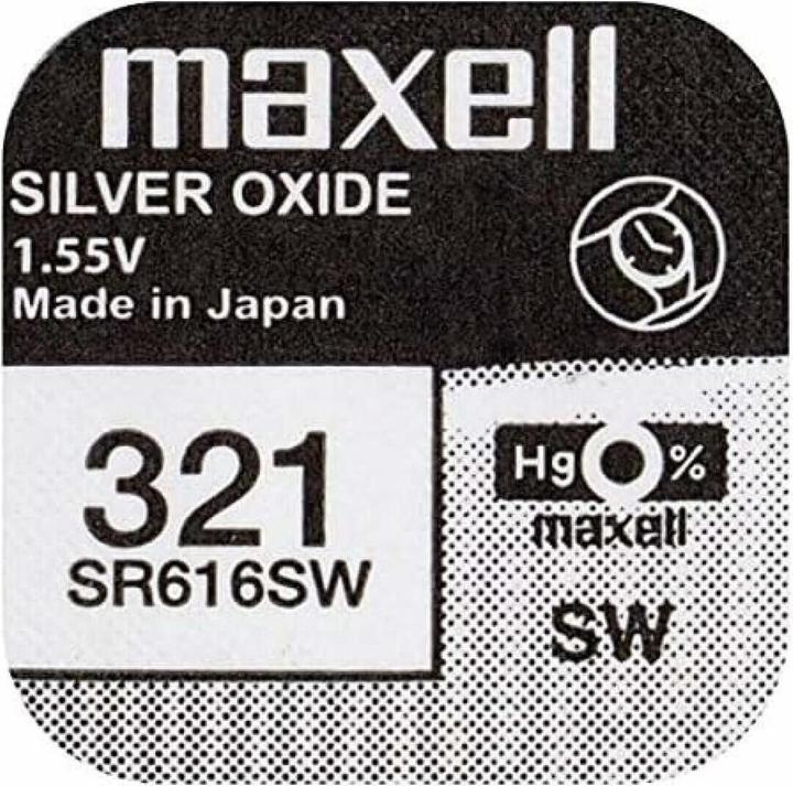 Produktbild Maxell Knopfzelle SR616SW (10 Stk., SR616, 16 mAh)