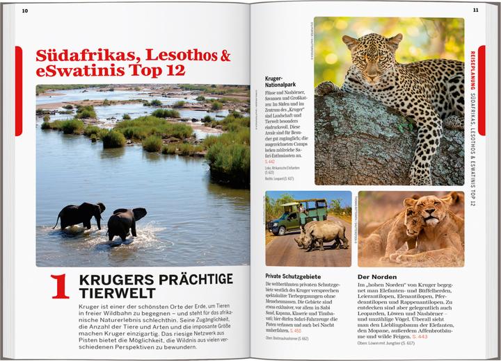 Image du produit Reiseführer Südafrika, Lesotho & eSwatini (Allemand, Anthony Ham, Ashley Harrell, James Bainbridge, Jean-Bernard Carillet, Lucy Corne, Robert Balkovich, Shawn Duthie, Simon Richmond, 2023)