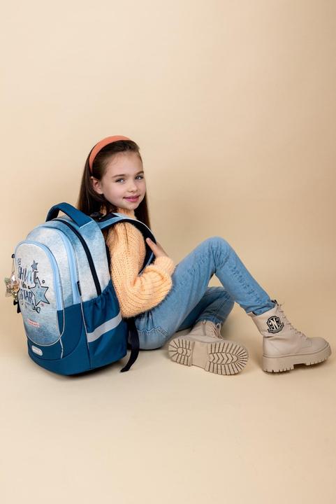 Produktbild Belmil Leisure Plus Schulrucksack mit Brustgurt "Shine like a Star Jean (19 l)