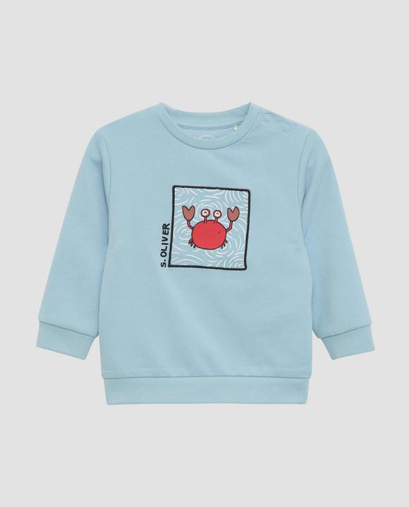 Produktbild s.Oliver Sweatshirt Sweatshirt aus Baumwollstretch mit Frontprint (68)