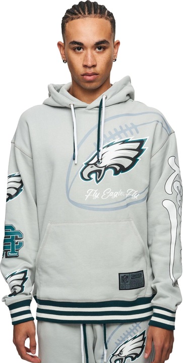 Produktbild Recovered Re:covered Fleece Hoody - PATCHES Philadelphia Eagles - XXL (XXL)