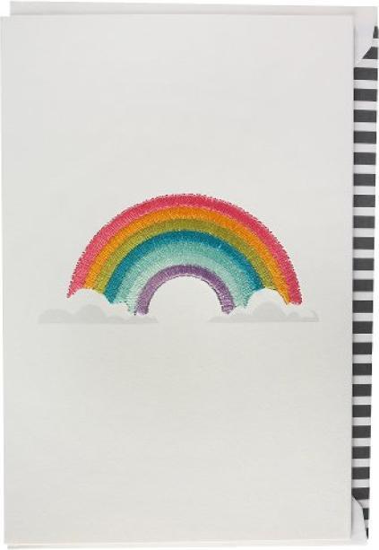 Actual product image Artebene Glückwunschkarte "Happy Regenbogen" von