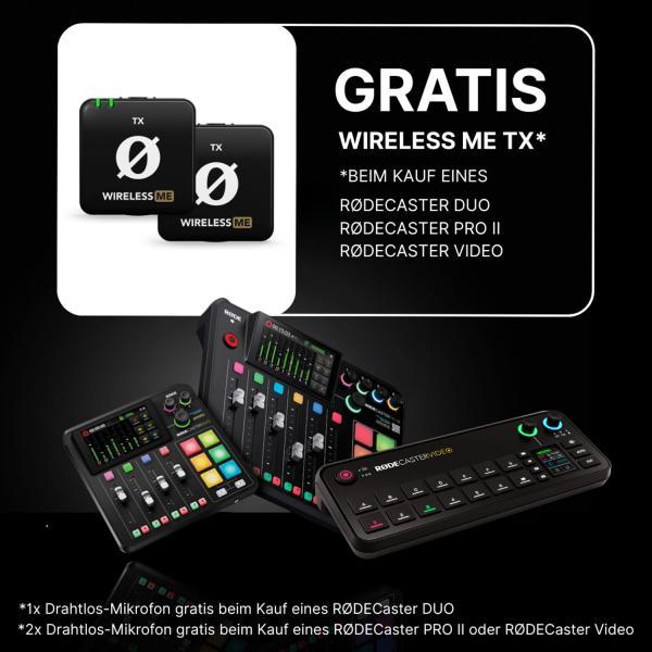 Produktbild RØDE Mischpult Rodecaster Duo Weiss Promo-Aktion Für kurze Zeit mit Wireless ME TX (Studio- und Livemixer)