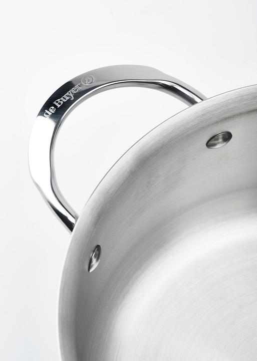 Produktbild de Buyer Bratentopf Alchimy stahlgrau (Bräter + Schmortopf, Edelstahl, 24 x 12.40 cm)