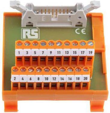 Image du produit RS PRO Bornier rail DIN à fiche femelle Sub-D