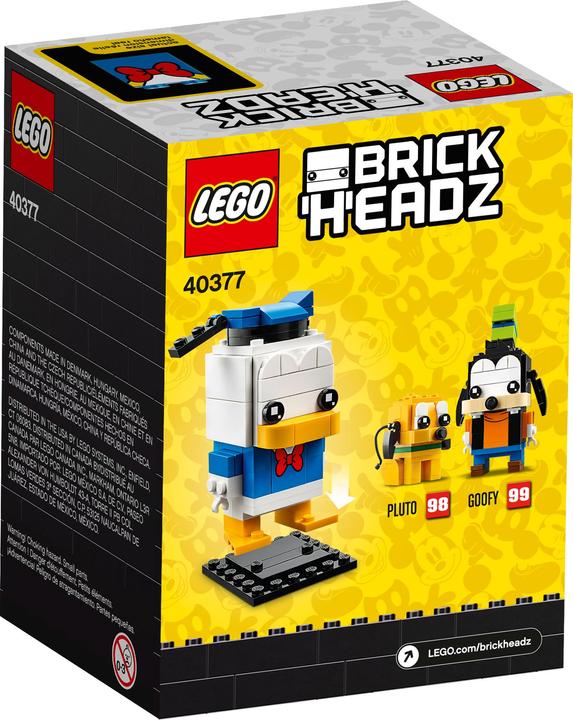 Image du produit LEGO BrickHeadz End-Of-Live Set Donald Duck - 40377 NEU! Teile 90x (40377)