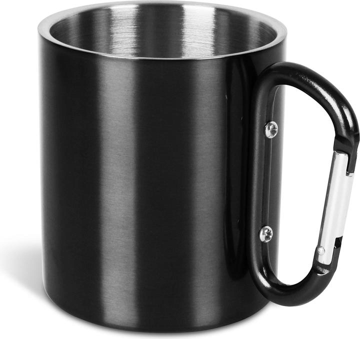 Actual product image Normani Stainless steel cup 330 ml with carabiner Wisconsin