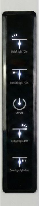 Actual product image Luxula LED office floor lamp - Slim Line, Duo (5000 lm)