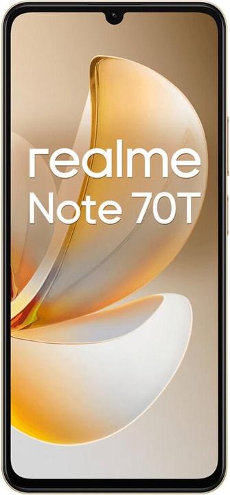 Produktbild realme 70T (256 GB, Beach Gold, Gold, 6.74", Dual SIM, 4G)