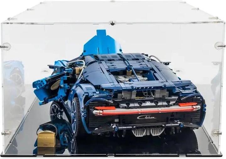 Immagine prodotto iDisplayit Display acrilico XL per LEGO® 42083 Bugatti Chiron (con base nera)