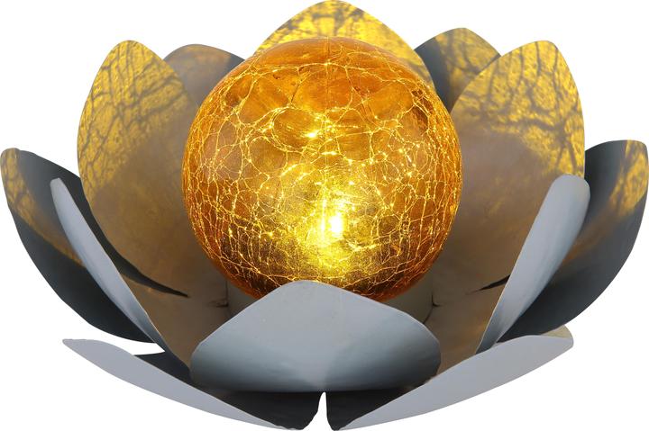 Globo Solarleuchte grau 1xLED (IP44)