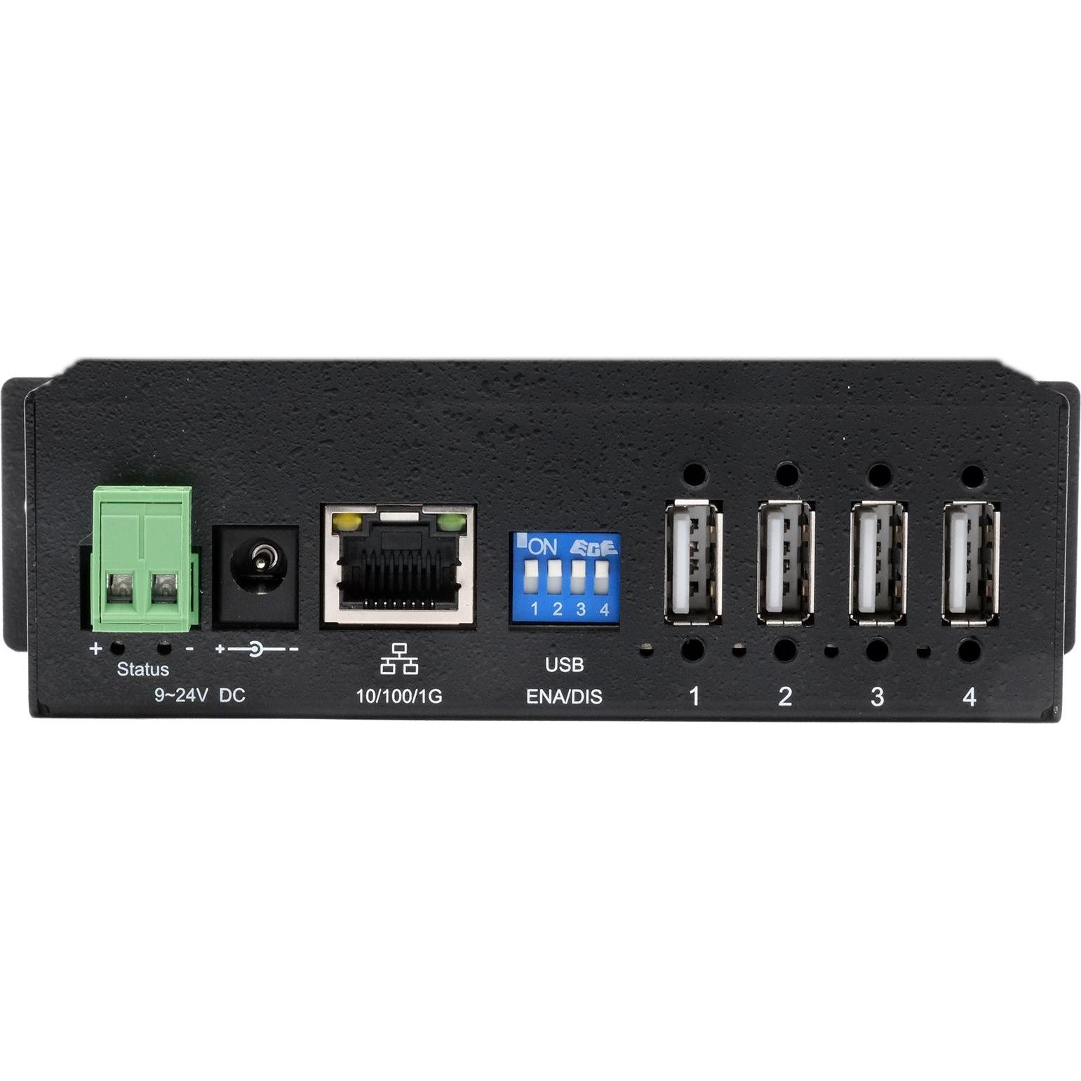 Exsys EX-6003 4-Port Gigabit Netzwerk USB Hub, Data Converter