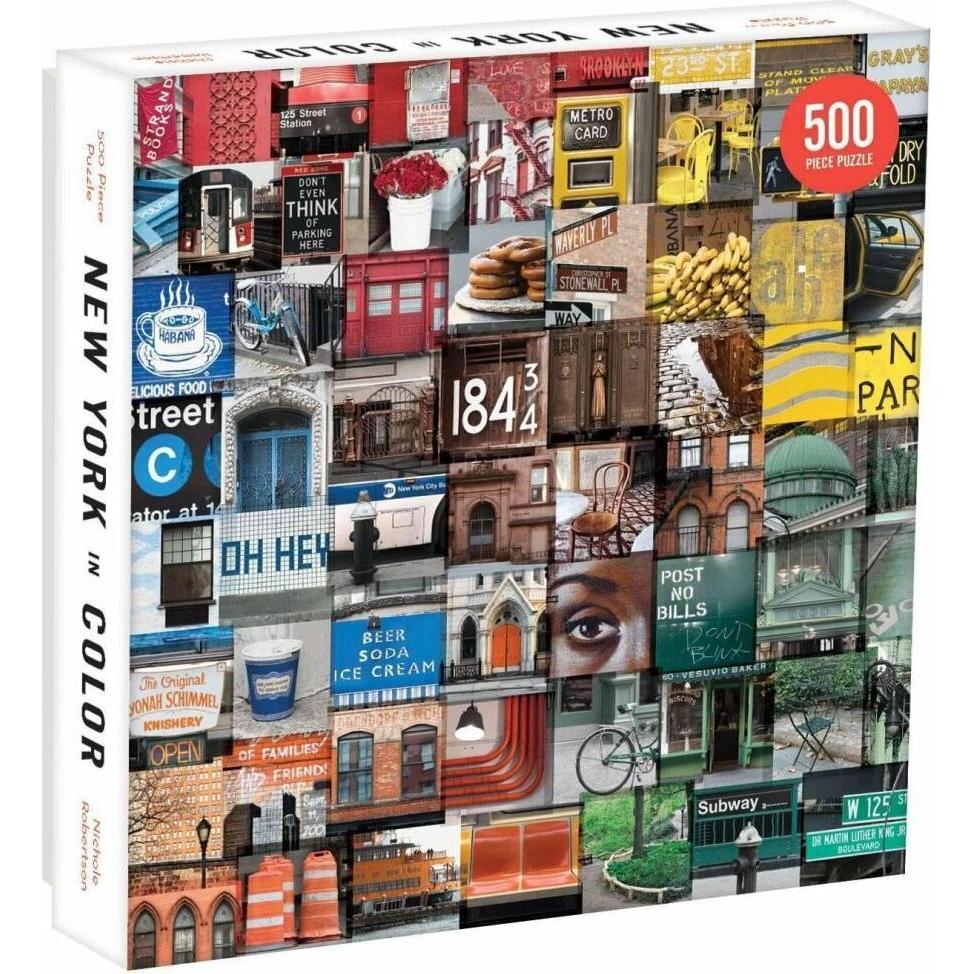 Galison Square Puzzle Buntes New York 500 Teile (500 Teile)