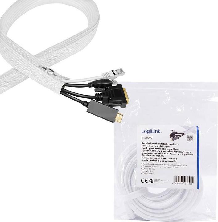 Productafbeelding LogiLink Kabelschlauch (Kabeldoorvoer, 2.90 cm)