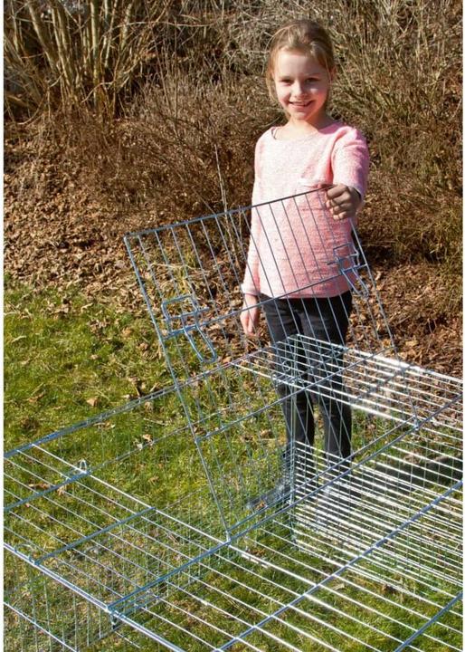 Produktbild Kerbl Jungtierfreilaufgehege mit Ausbruchsperre 144x112x60cm