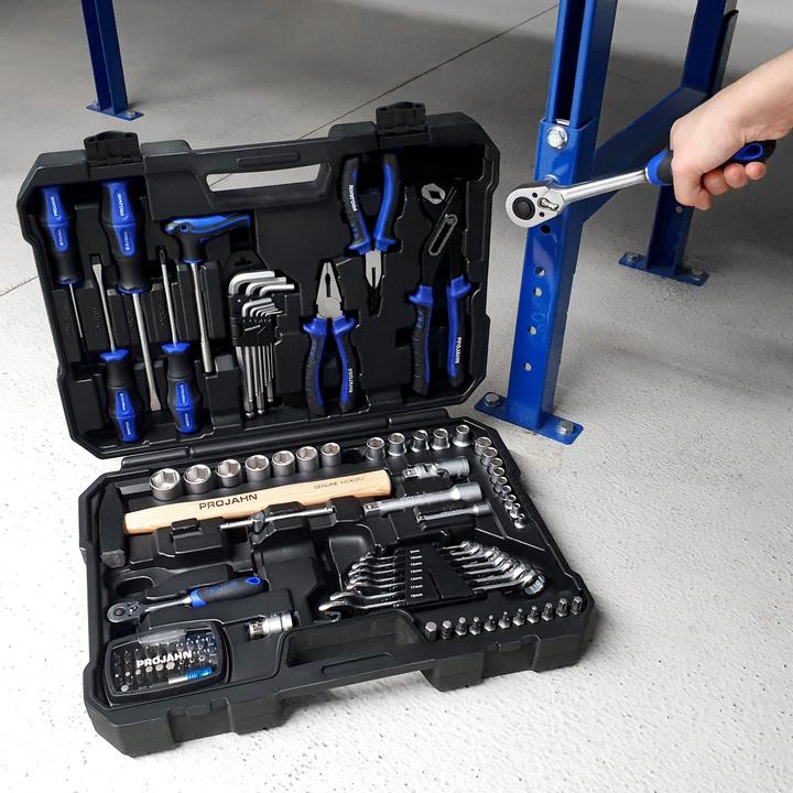 Actual product image Projahn Tool case set proficraft 98 pcs (tool set, tool bag) 8666 (98 pieces)