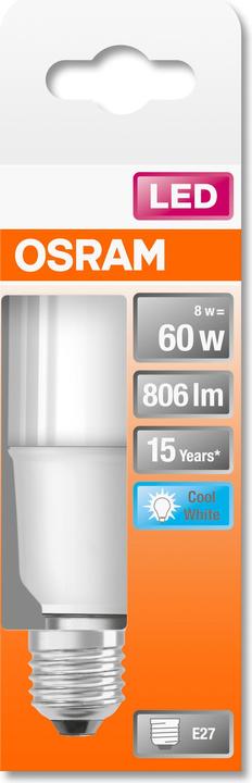 Produktbild Osram Led Star Stick (E27, 60 W, 806 lm, 1 x, F)