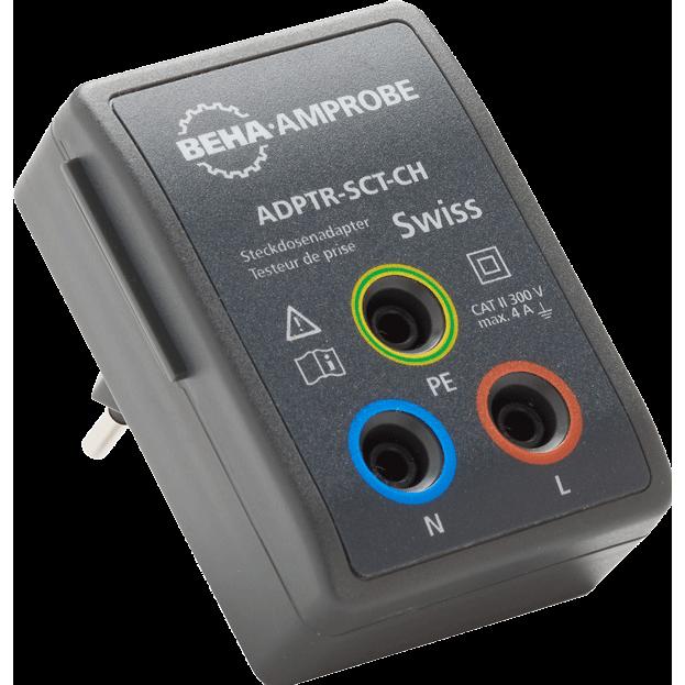 Beha Amprobe Amprobe 4969385 ADPTR-SCT-CH Adapterstecker Steckdosenprüfadapter (Adapter), Messtechnik