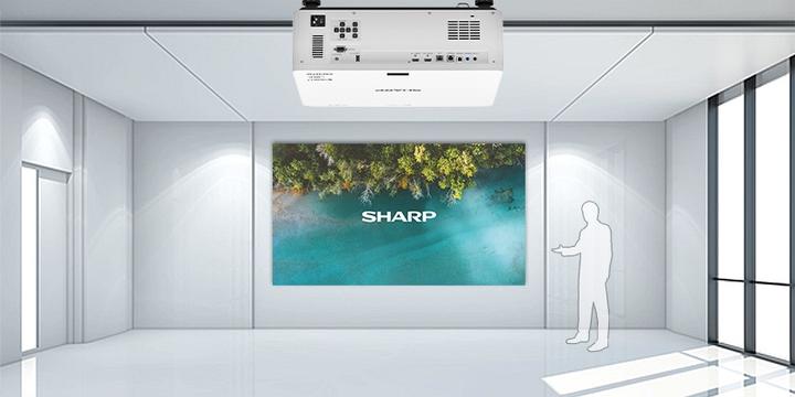 Actual product image NEC Sharp P721Q (7200 lm, 1.25 - 2:1)