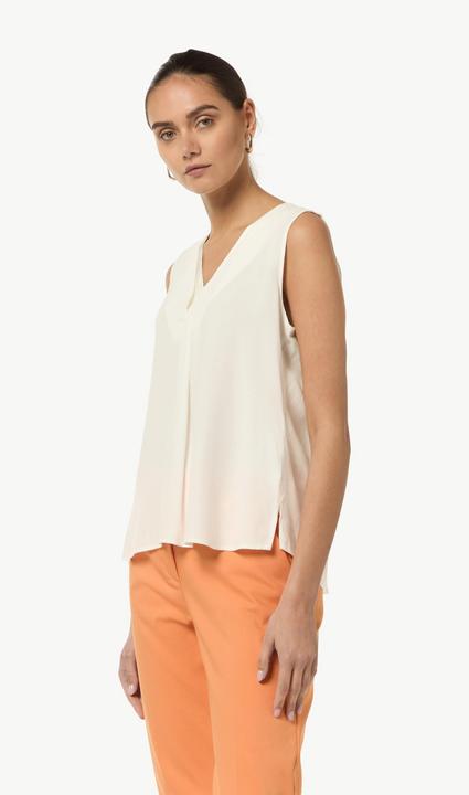 Produktbild Comma Bluse V-Neck-Top aus Crêpe (40)