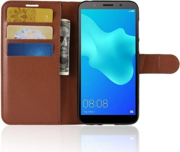 Produktbild MU Classic Litchi Leder Bookcover Series (Huawei Y5 (2018))