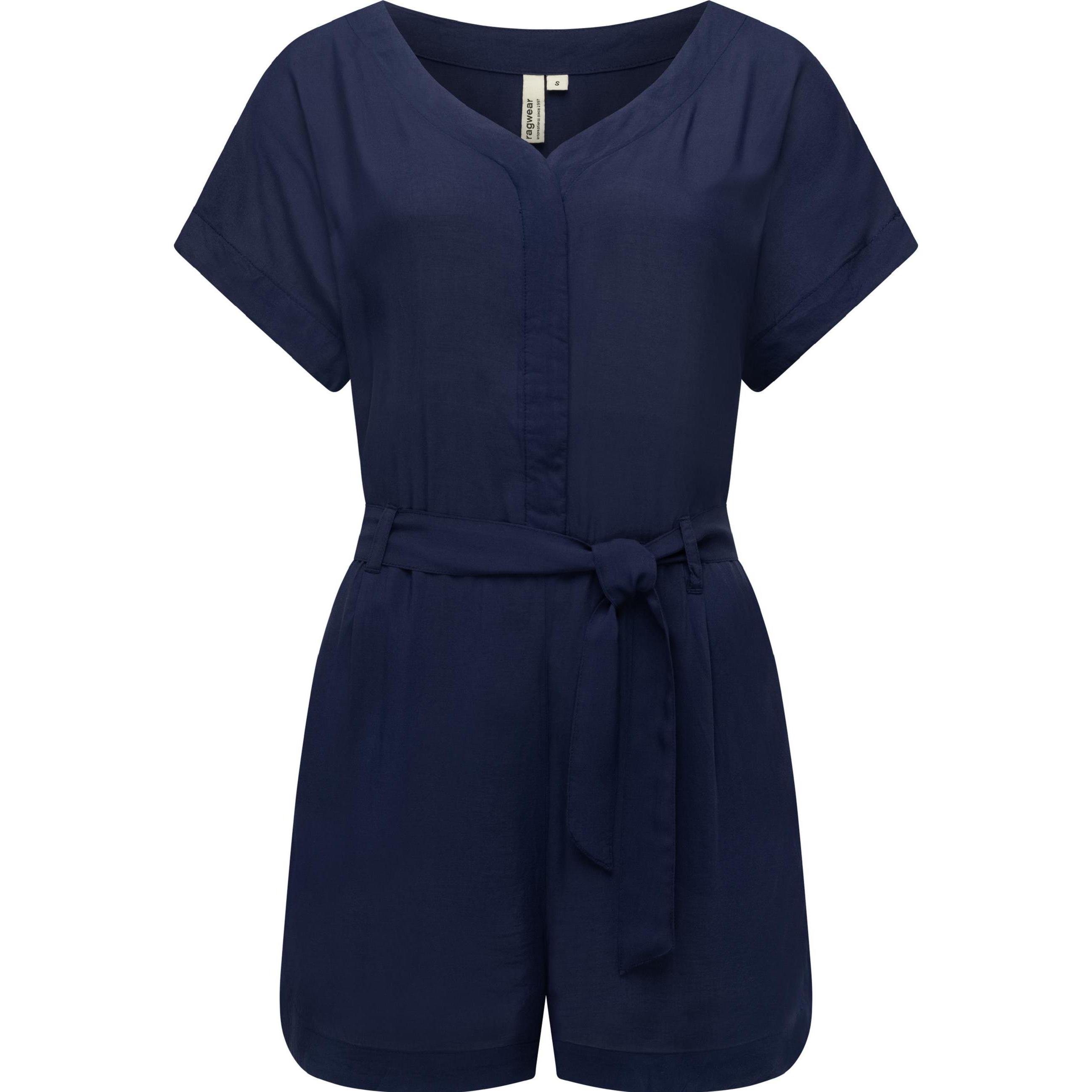 Ragwear, Damen, Jumpsuit, Salwin Solid, Blau, (M)