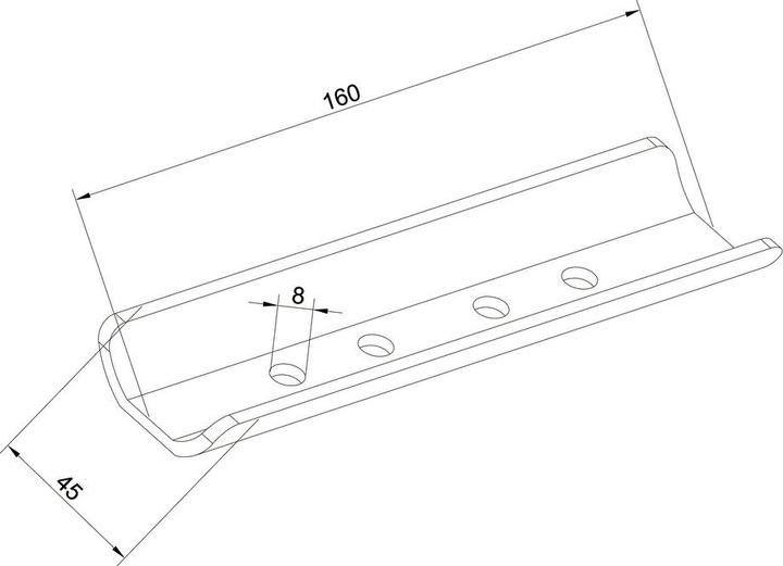 Produktbild Multibrackets Adapter-Verbinder Ø 50mm, Metall, schwarz (Adapter- / Montageplatten)
