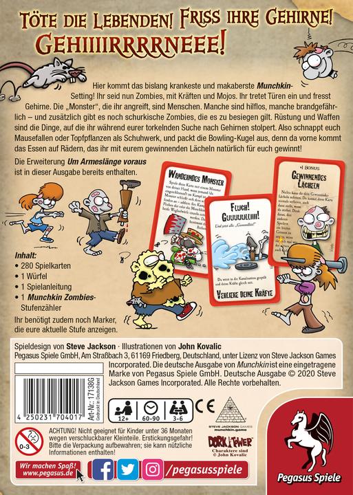 Produktbild Pegasus Munchkin Zombies 1+2 (Deutsch)