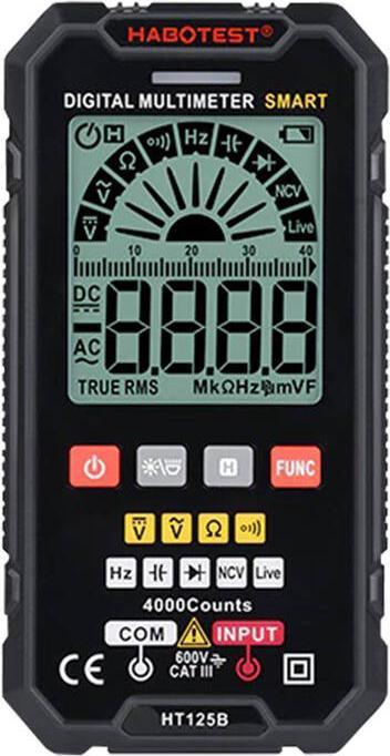 Image du produit Habotest HT125B Multimètre numérique universel