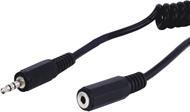 Produktbild Goobay Kopfhörerverlängerung 3,5 mm, Spiralkabel (5 m)