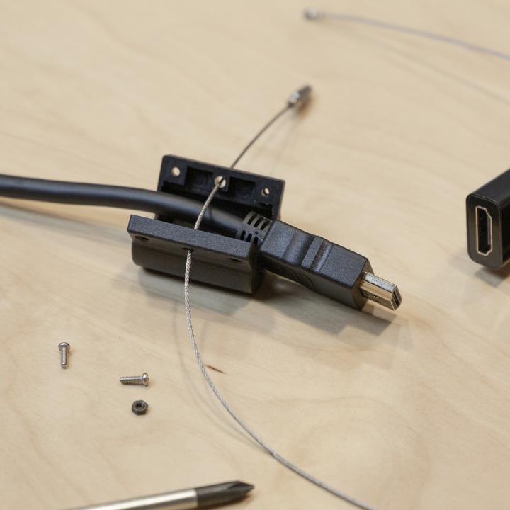 Produktbild Deltaco Modulinis adapterio??iedas, HDMI?? USB-C, juodas / HDMI-AR11 / 1902497 (HDMI, USB Typ-C, 15 cm)