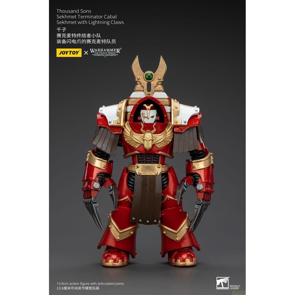 Thumbnail - Joy Toy Warhammer The Horus Heresy Actionfigur 1/18 Thousand Sons Sekhmet Terminator Cabal Sekhmet with Ligh