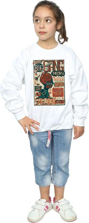 Actual product image Big Bang Theory Girls Infographic Poster Sweatshirt (128)