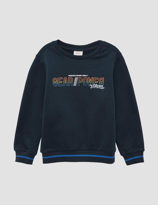 Produktbild s.Oliver Sweatshirt Wärmendes Sweatshirt aus Baumwollmix (92, 98)