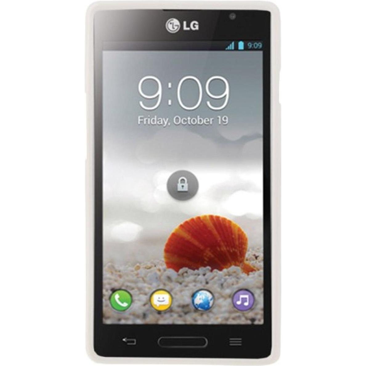 König Design Schutzhülle TPU Punkte Case für Handy LG Optimus L9 / P760 (LG Optimus L9), Smartphone Hülle, Schwarz