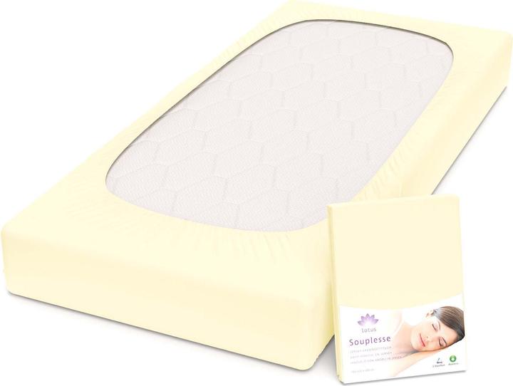 Produktbild Lotus Bettwaren Jersey Fixleintuch Souplesse (200 x 200 cm, 200 x 220 cm)