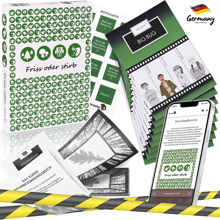 Immagine prodotto Parameter B PARPB005 - Mangia o muori - gioco della cena con delitto, per 4 giocatori, da 16 anni (edizione DE) (Tedesco)