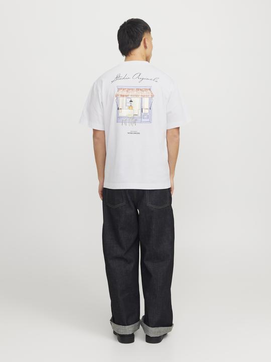 Actual product image Jack & Jones Jorislington Back Tee Ss Crew Neck Sn (L)