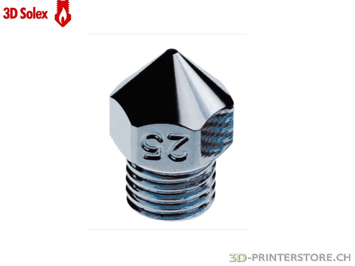 Actual product image 3D Solex Hard Core Pro 0.25mm Nozzle (Blast pipe)